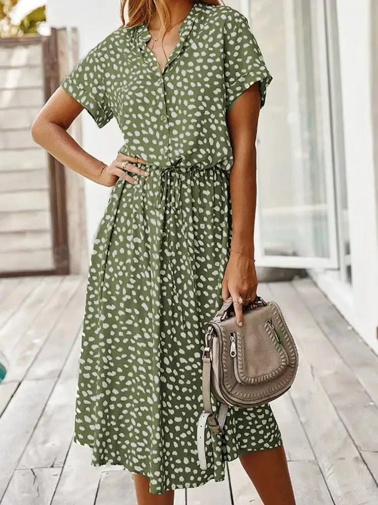 Maya Polka Dot Dress - Emporium WRJJ