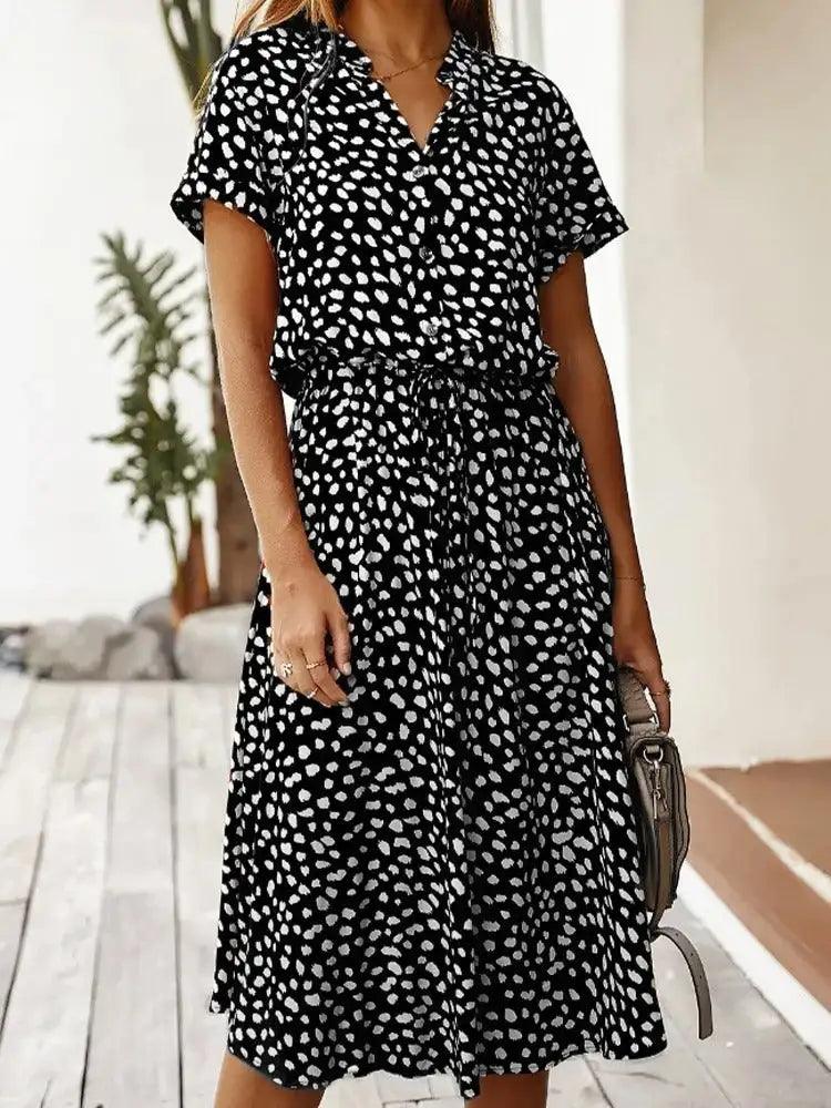 Maya Polka Dot Dress - Emporium WRJJ