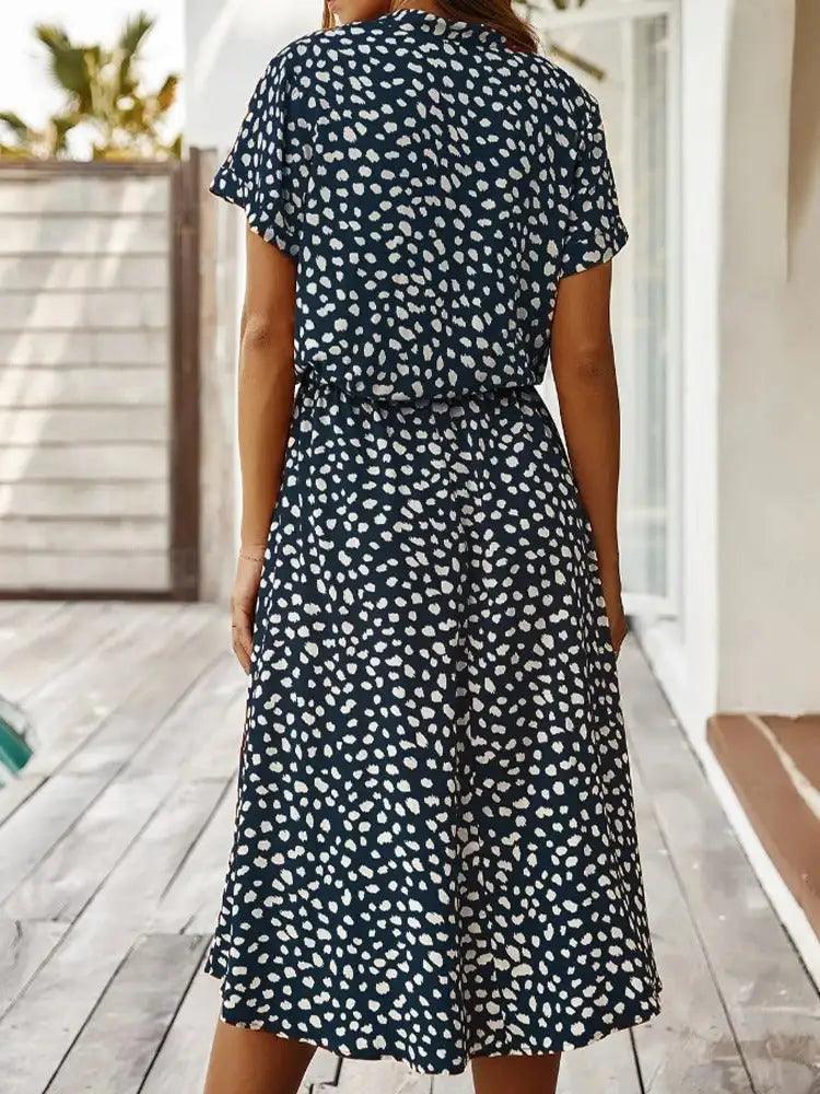 Maya Polka Dot Dress - Emporium WRJJ