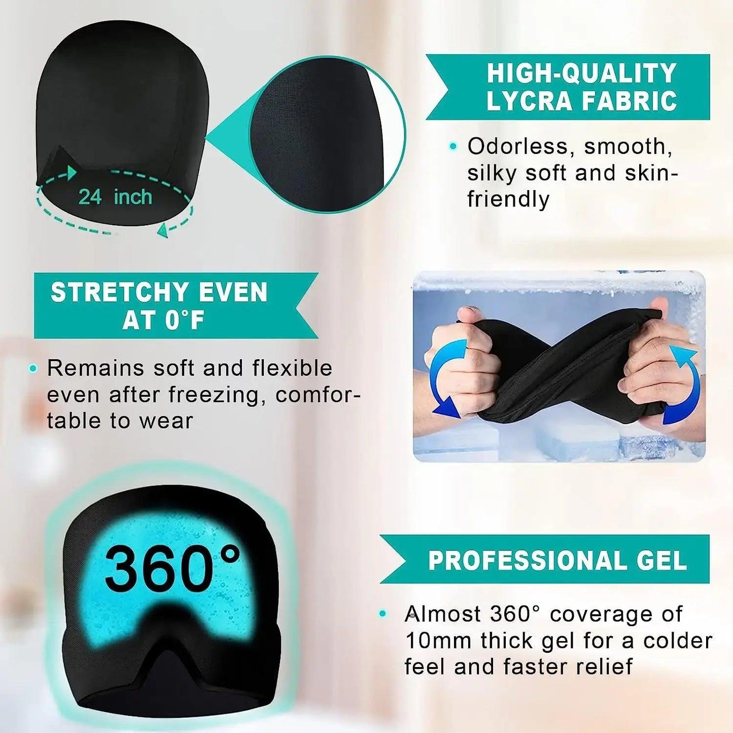 Migraine Relief Hat - Emporium WRJJ