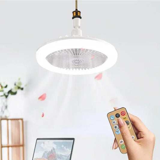 Mini Remote-Controlled Ceiling Fan Lamp - Emporium WRJJ