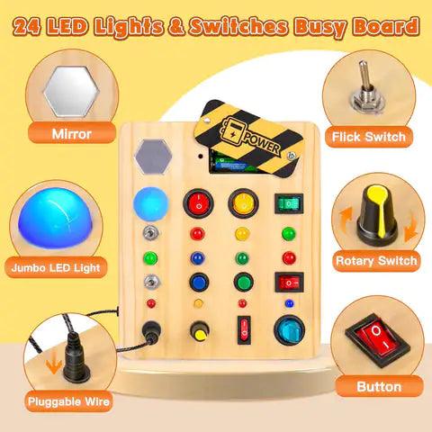 Montessori LED Busy Board - Emporium WRJJ