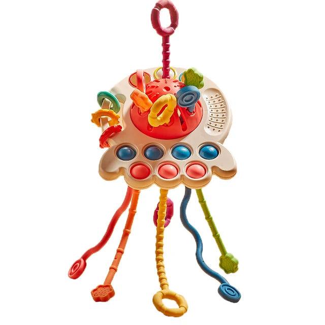 Montessori Pull String Sensory Teething Toys for Babies - Emporium WRJJ