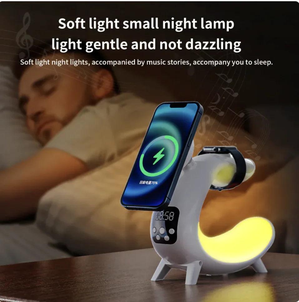 Multi-function LED Wireless Charging Bedside Table Lamp - Emporium WRJJ