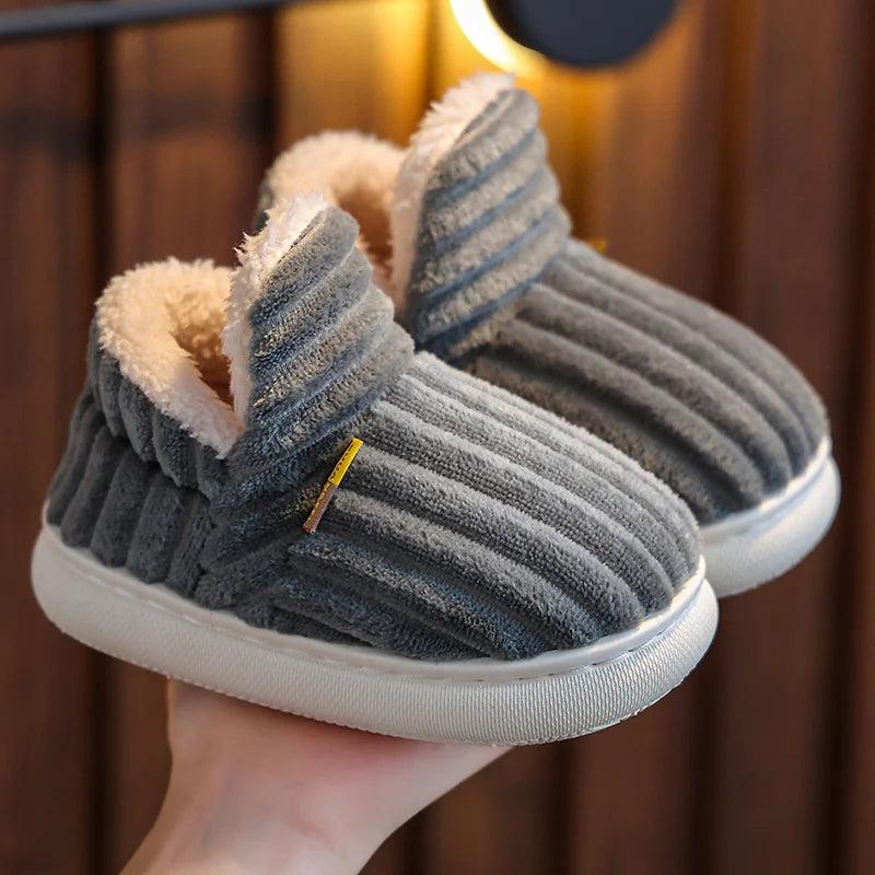 Non-Slip Thick-Soled Warm Cotton Slippers - Emporium WRJJ