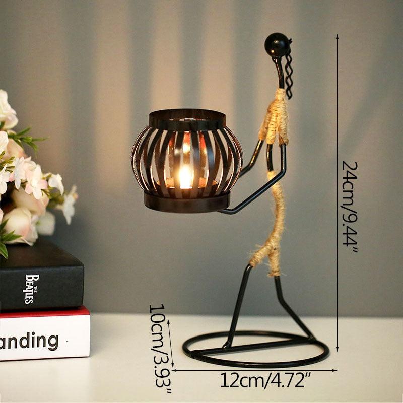 Nordic Metal Candlestick - Emporium WRJJ