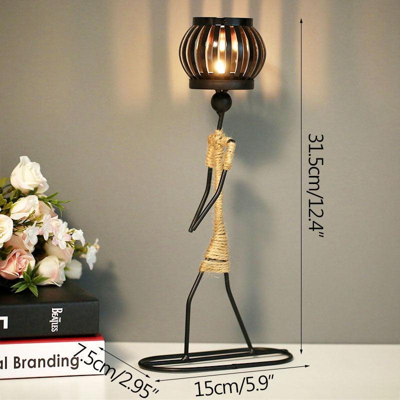 Nordic Metal Candlestick - Emporium WRJJ