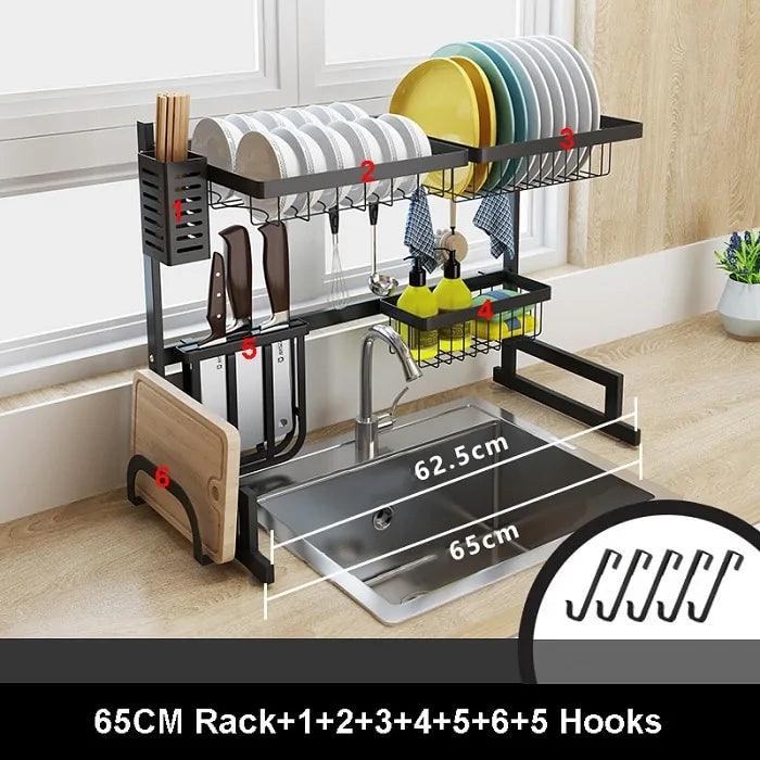 Over The Sink Dish Drying Rack - Emporium WRJJ