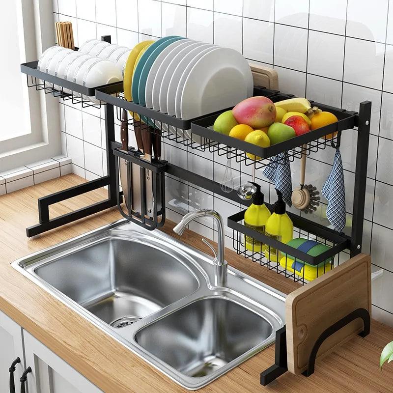 Over The Sink Dish Drying Rack - Emporium WRJJ