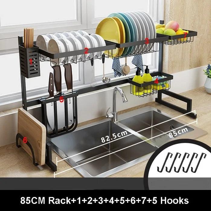 Over The Sink Dish Drying Rack - Emporium WRJJ