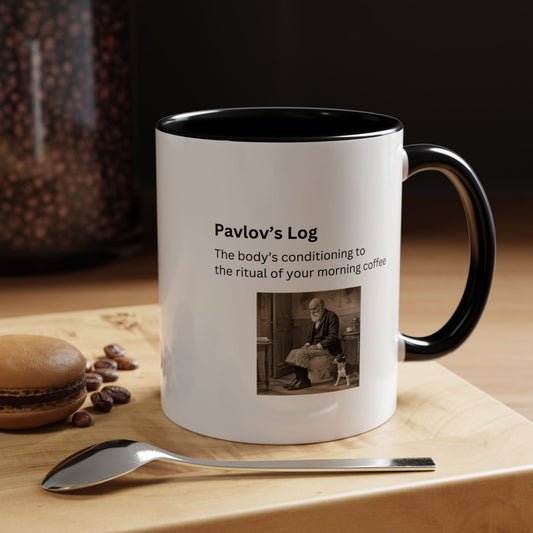 Pavlov's Log Accent Coffee Mug (11oz) - Emporium WRJJ