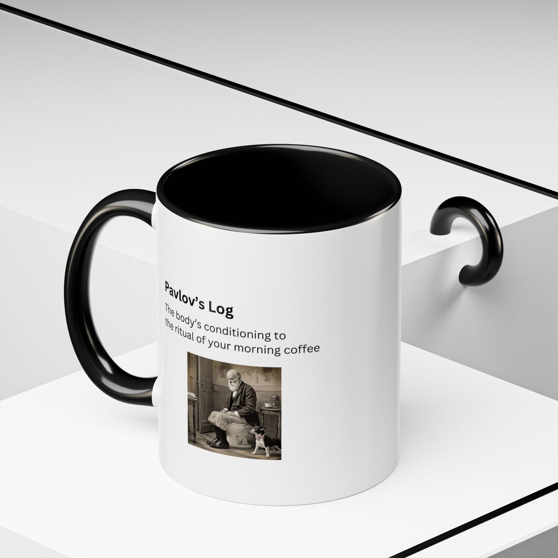 Pavlov's Log Accent Coffee Mug (11oz) - Emporium WRJJ