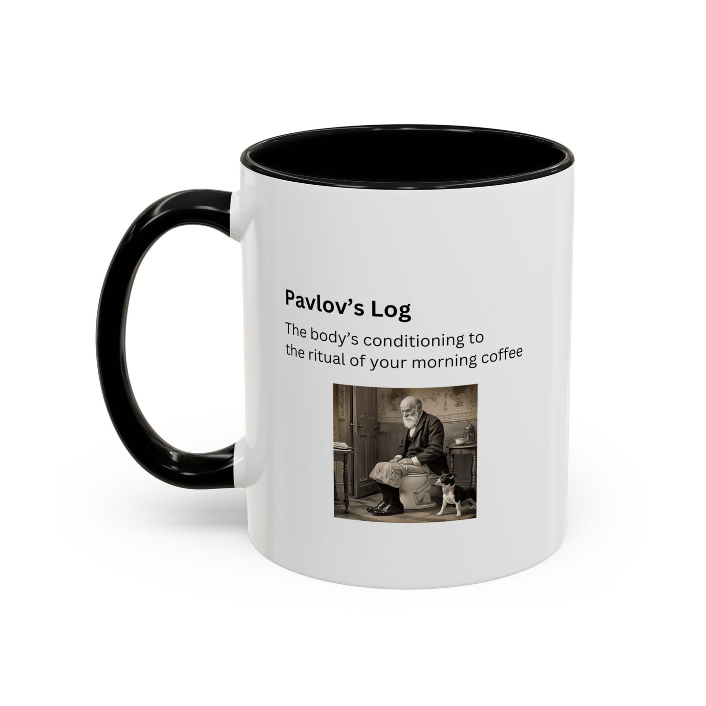 Pavlov's Log Accent Coffee Mug (11oz) - Emporium WRJJ