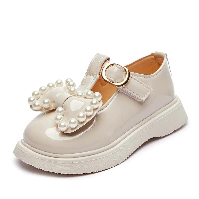 Pearl Bow Princess Shoes - Emporium WRJJ