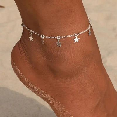 Pentagram Anklet Jewellery - Emporium WRJJ