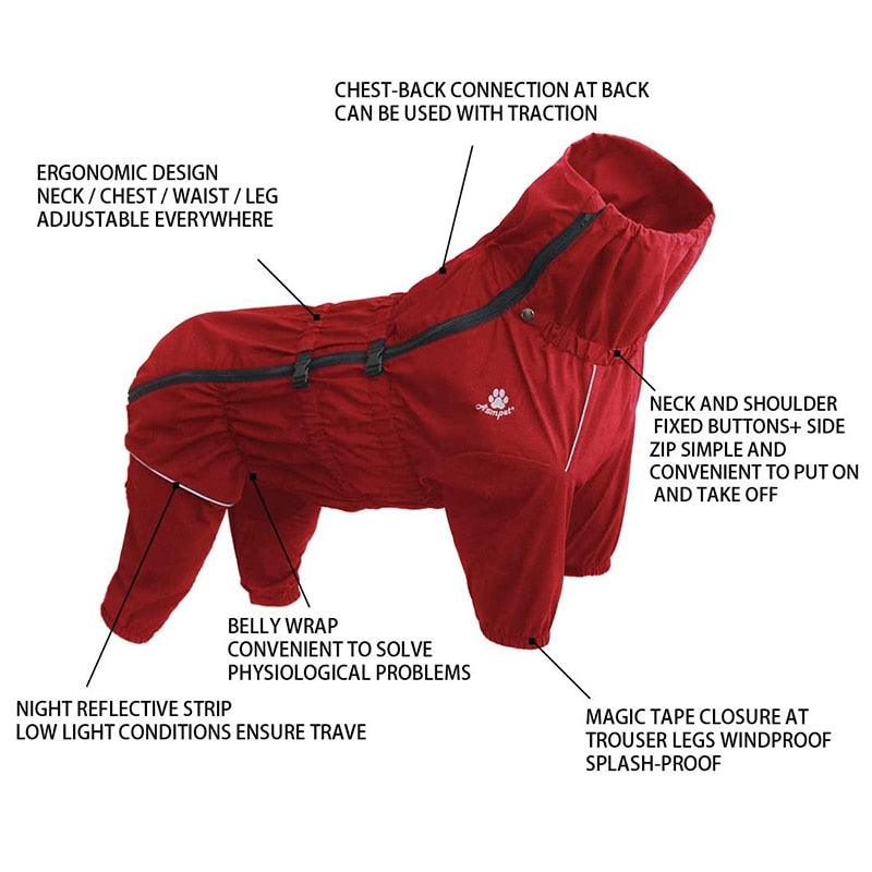 Pet Dog Coat Outdoor Waterproof - Emporium WRJJ