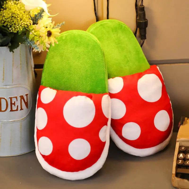 Plush Piranha Plant Slippers - Emporium WRJJ