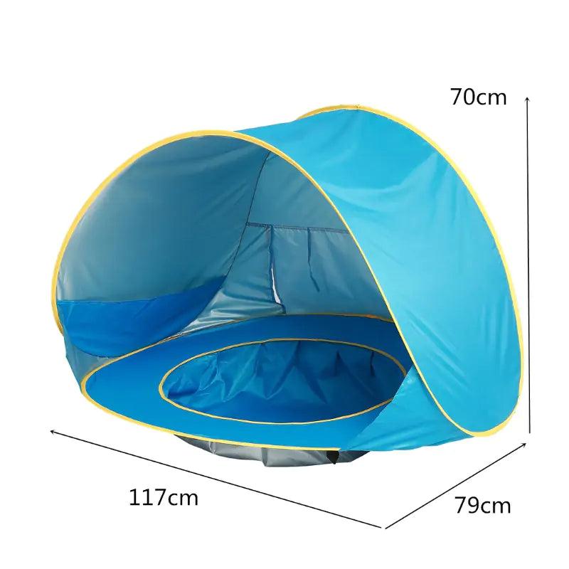 Pop Up Baby Beach Tent with a Pool - Emporium WRJJ