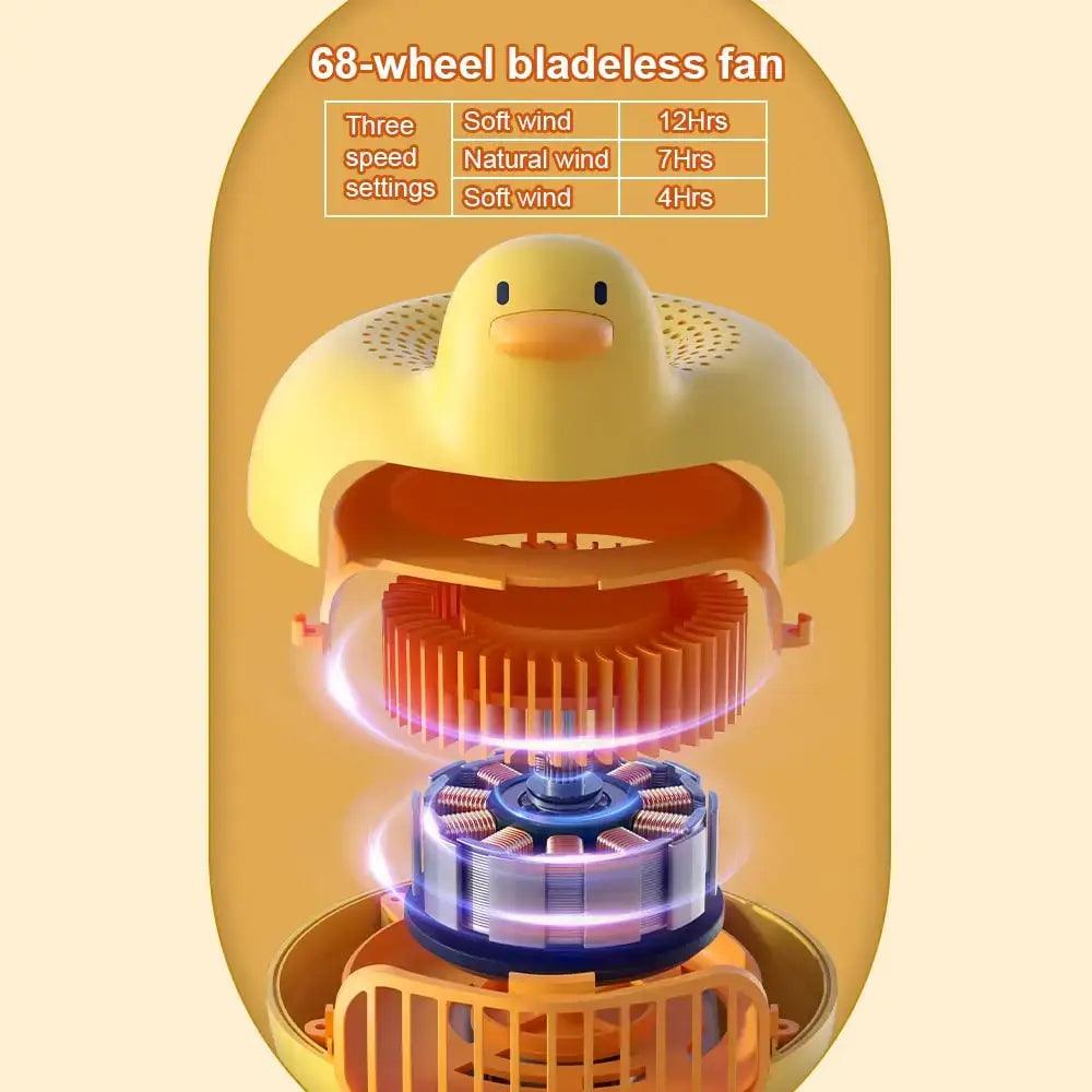 Portable Duck-Shaped Baby Stroller Fan - Emporium WRJJ