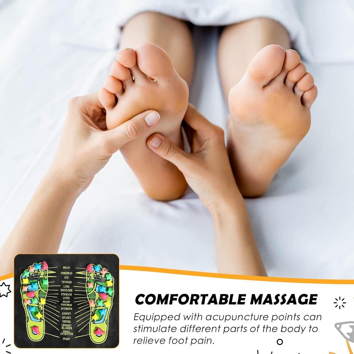 Reflexology Foot Massage Mat - Emporium WRJJ