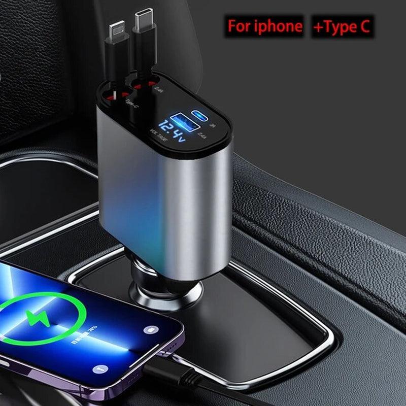 Retractable Car Charger - Emporium WRJJ