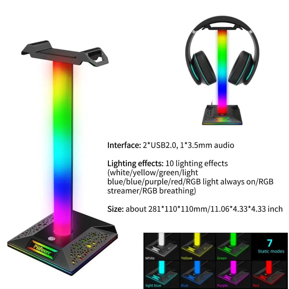 RGB Gaming Headphone Stand - Emporium WRJJ