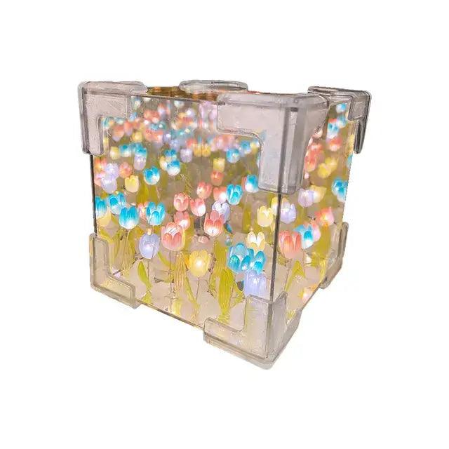 Rubik's Cube Mirror Tulip Nightlight - Emporium WRJJ