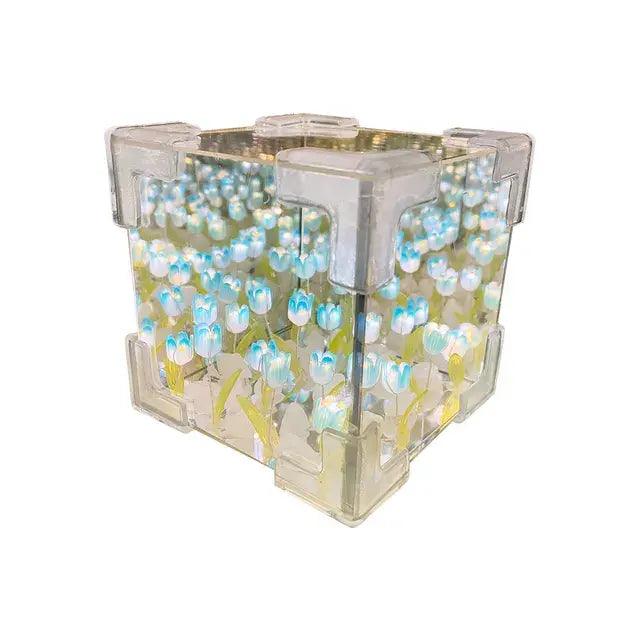 Rubik's Cube Mirror Tulip Nightlight - Emporium WRJJ