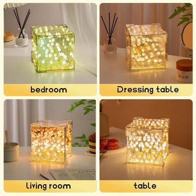 Rubik's Cube Mirror Tulip Nightlight - Emporium WRJJ