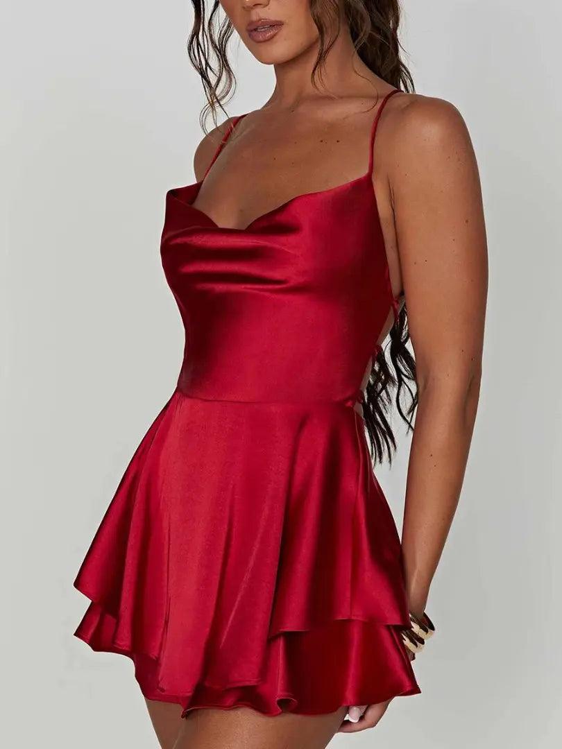 Satin Cami Dress - Emporium WRJJ