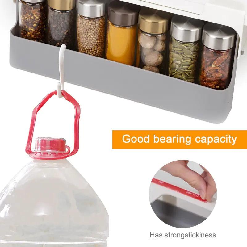 Self-adhesive Spice Organizer Rack - Emporium WRJJ