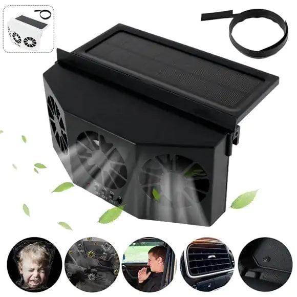 Solar Powered Car Exhaust Fan - Emporium WRJJ