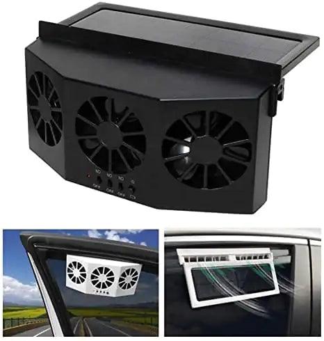 Solar Powered Car Exhaust Fan - Emporium WRJJ