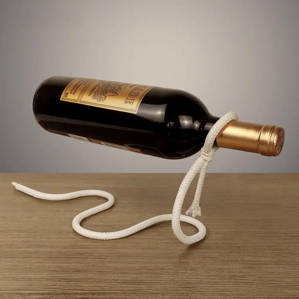 Suspended Rope Wine Bottle Holder - Emporium WRJJ