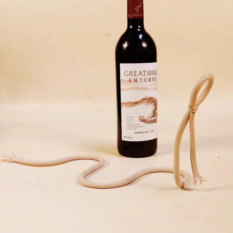 Suspended Rope Wine Bottle Holder - Emporium WRJJ