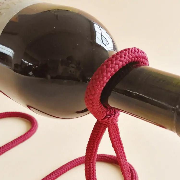 Suspended Rope Wine Bottle Holder - Emporium WRJJ