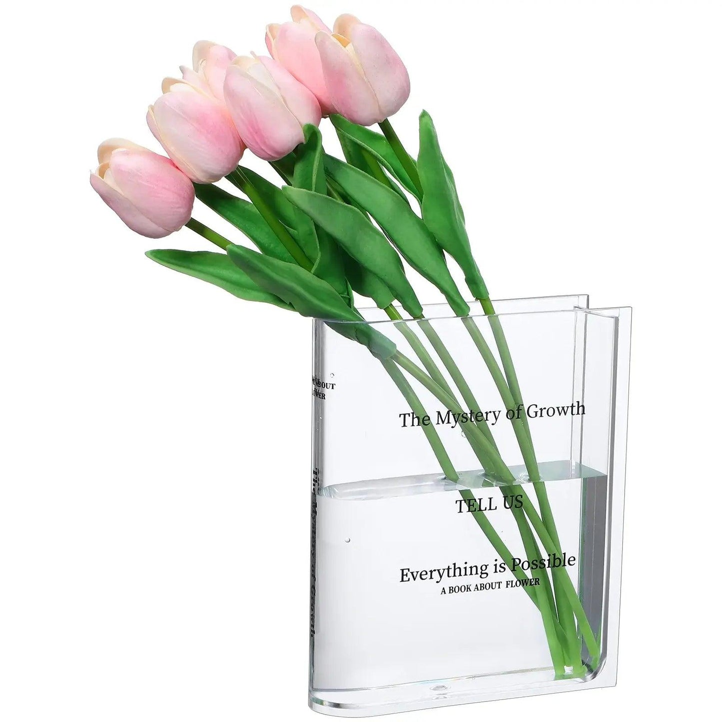 Transparent Book Vase - Emporium WRJJ