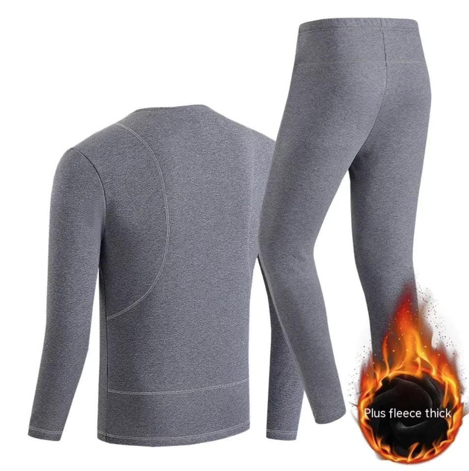 USB Heated Thickened Long Johns Cold Protection Suit - Emporium WRJJ