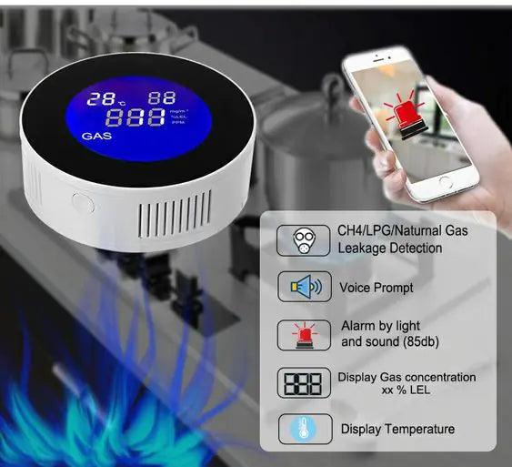 Wi-Fi Smart Natural Gas Detector - Emporium WRJJ