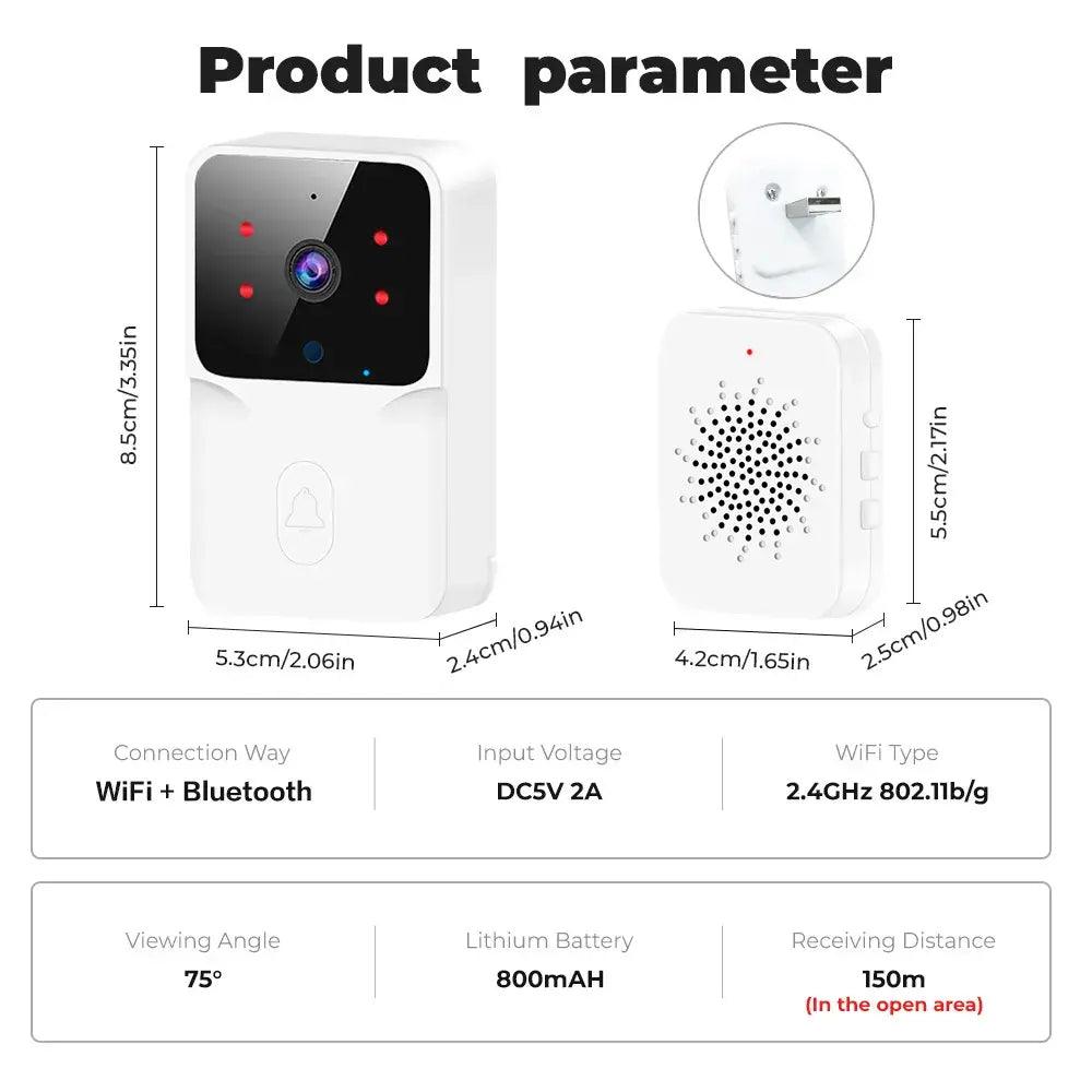 Wi-Fi Video Doorbell - Emporium WRJJ