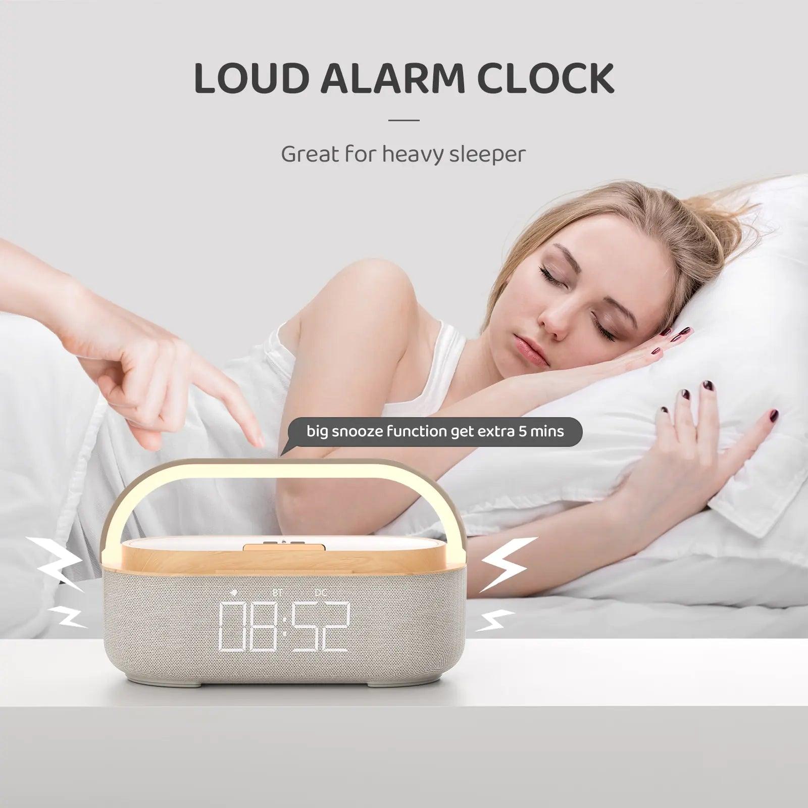 Wireless Charging Pad Alarm Clock - Emporium WRJJ