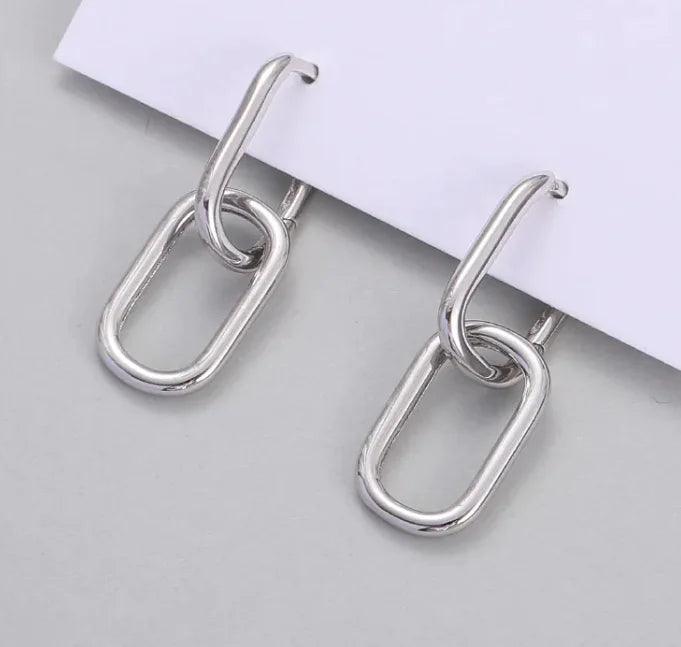 Women's Cold Metal Wind Ear Buckle Earrings - Emporium WRJJ