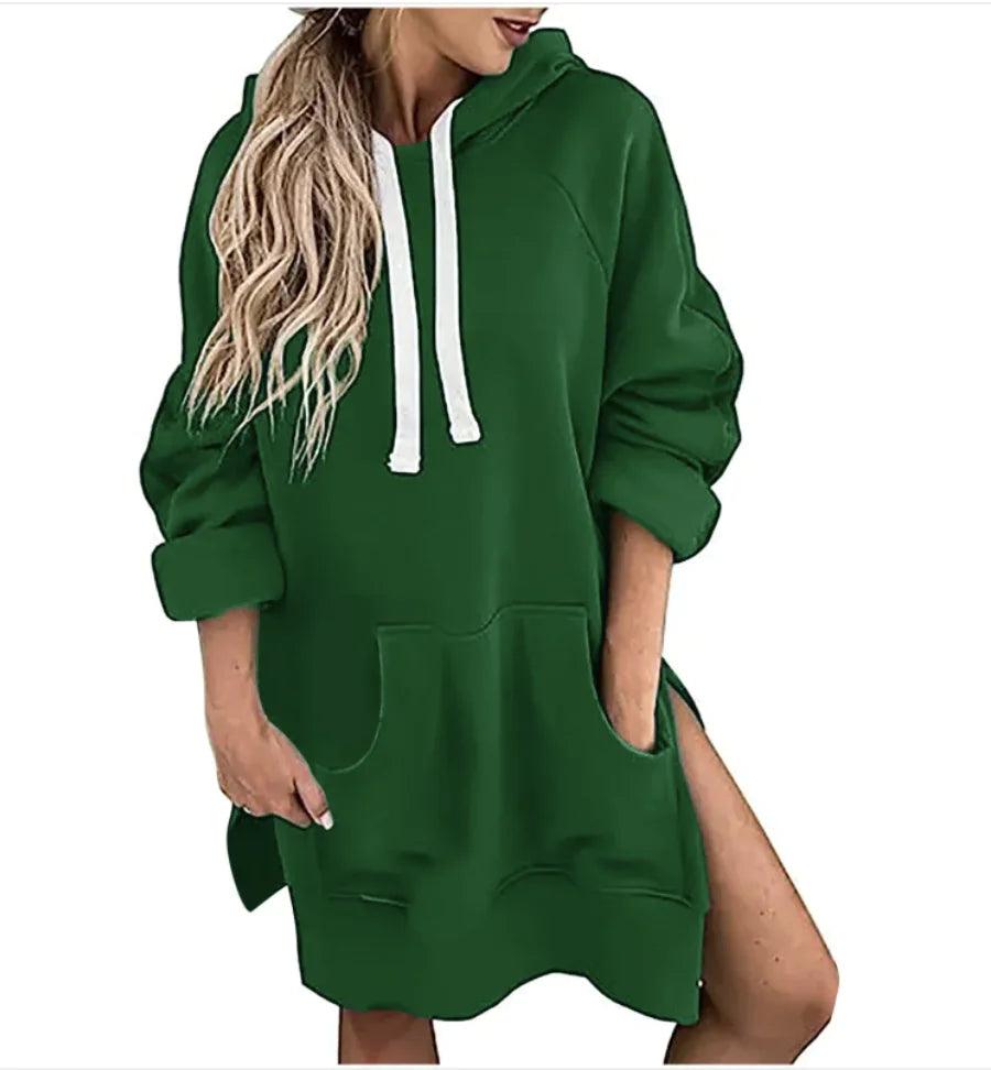 Women's Loose-Fit Drawstring Sweater - Emporium WRJJ