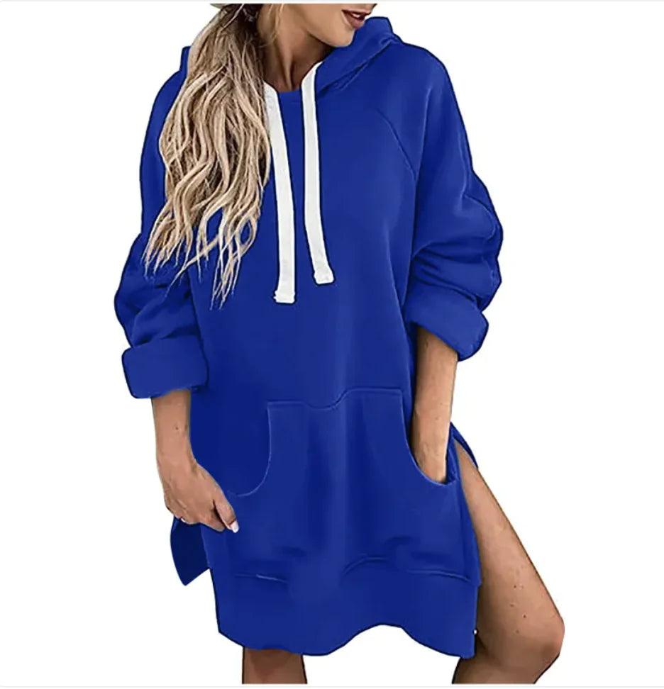 Women's Loose-Fit Drawstring Sweater - Emporium WRJJ