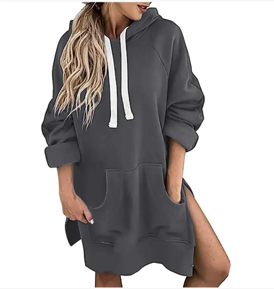 Women's Loose-Fit Drawstring Sweater - Emporium WRJJ