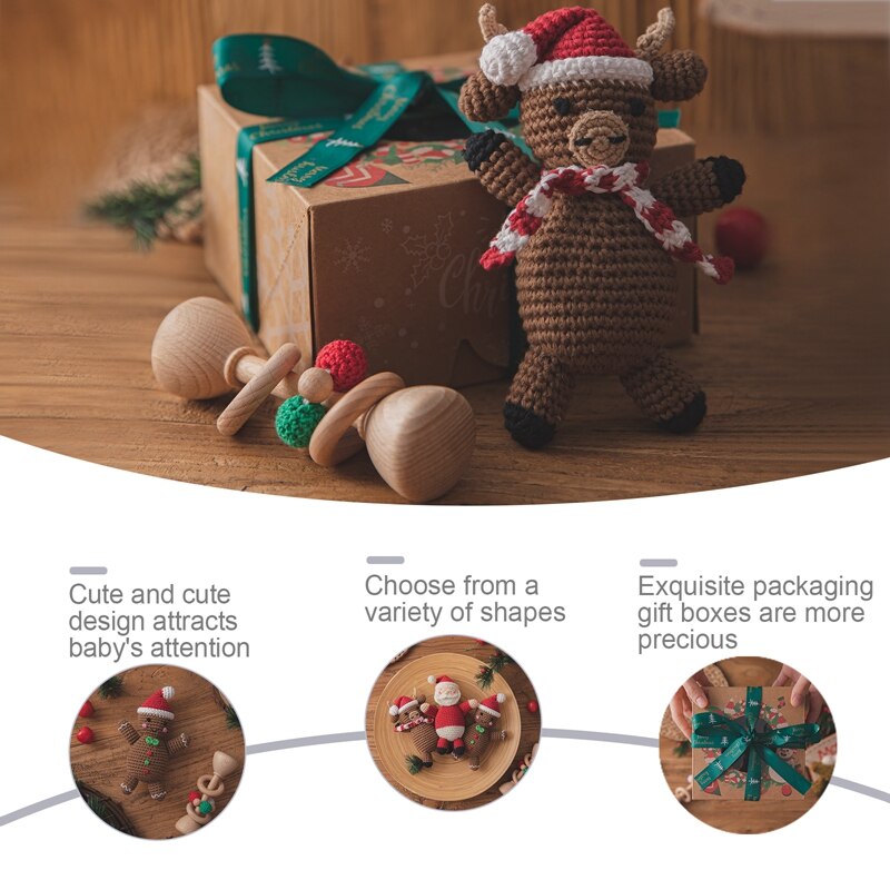 Baby Christmas Rattle Toys