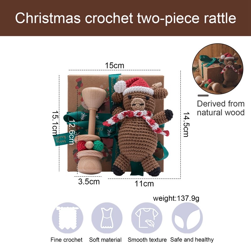 Baby Christmas Rattle Toys