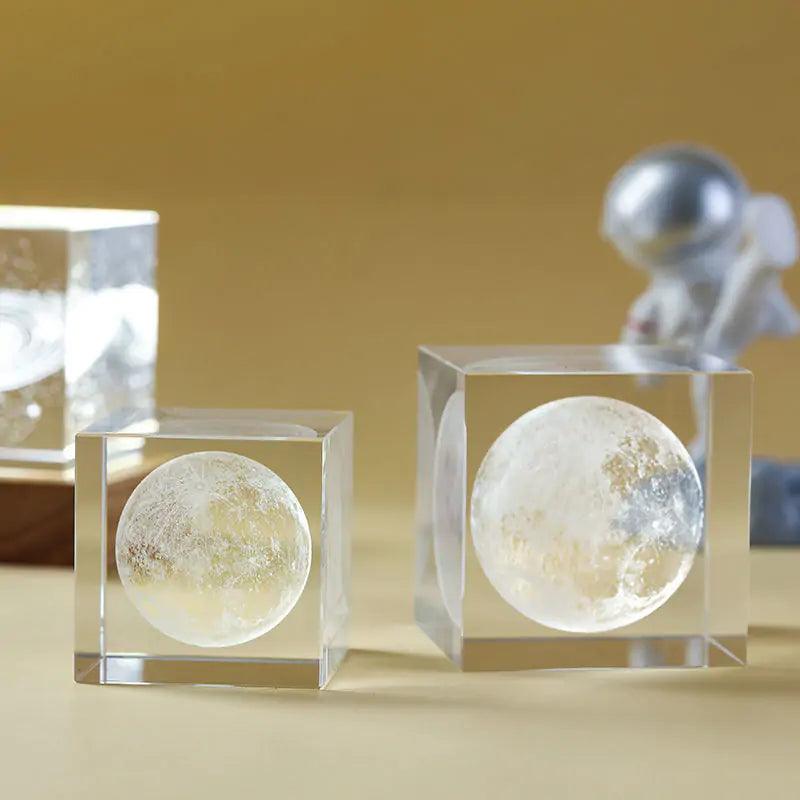 3D Moon Cube LED Light - Emporium WRJJ