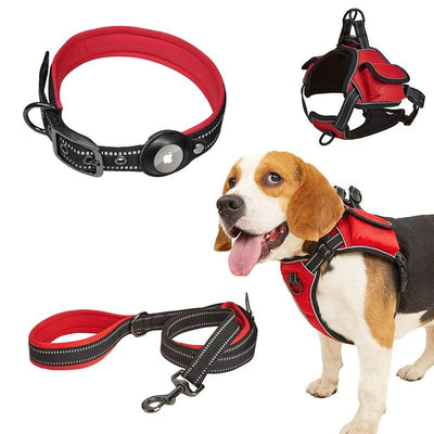 Airtag Pet Harness Vest Set - Emporium WRJJ