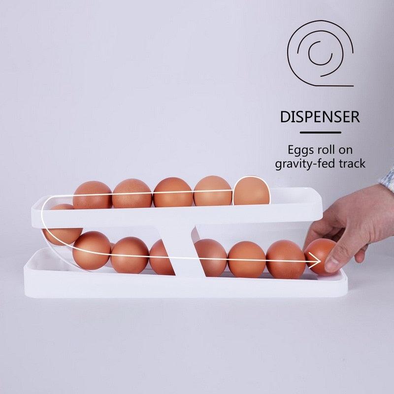 Automatic Scrolling Egg Rack Holder - Emporium WRJJ